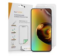 kwmobile 3x Pellicola protettiva compatibile con Samsung Galaxy S24 FE - Protezione display opaca antiriflesso anti-impronte