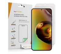 kwmobile 3x Pellicola protettiva compatibile con Samsung Galaxy S25 Edge - Protezione display opaca antiriflesso anti-impronte