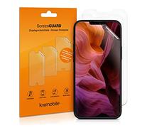 kwmobile 3X Pellicola Salvaschermo Compatibile con Apple iPhone 13 Mini Pellicola - Film Protettivo Telefono - Protezione AntiGraffio Display Smartphone
