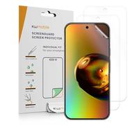 kwmobile 3x Pellicola Salvaschermo Compatibile con Google Pixel 10 Pro XL/Pixel 9 Pro XL Pellicola - Film Protettivo Telefono - Protezione Antigraffio Display Smartphone