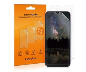 kwmobile 3x Pellicola Salvaschermo Compatibile con Samsung Galaxy A20e Pellicola - Film Protettivo Telefono - Protezione Antigraffio Display Smartphone