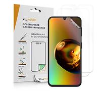 kwmobile 3X Pellicola Salvaschermo Compatibile con Samsung Galaxy A34 5G Pellicola - Film Protettivo Telefono - Protezione AntiGraffio Display Smartphone
