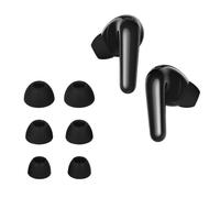kwmobile 6x Auricolari di ricambio compatibile con Anker Soundcore P31i / Soundcore R60iNC Gommini sostitutivi in Silicone - 3 Misure - nero