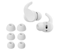 kwmobile 6x Auricolari di ricambio compatibile con Beats Fit Pro Gommini sostitutivi in Silicone - 3 Misure - bianco