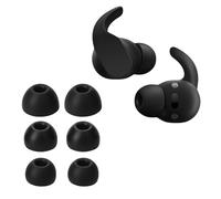 kwmobile 6x Auricolari di ricambio compatibile con Beats Fit Pro Gommini sostitutivi in Silicone - 3 Misure - nero