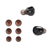 kwmobile 6x Auricolari di ricambio compatibile con JBL Tune 120TWS / T125TWS Gommini sostitutivi in Silicone - 3 Misure - nero