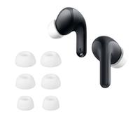 kwmobile 6x Auricolari di ricambio compatibile con Xiaomi Redmi Buds 8 Lite Gommini sostitutivi in Silicone - 3 Misure - bianco