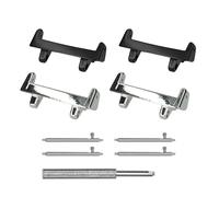 kwmobile Adattatore Cinturino Orologio Compatibile con Amazfit T-Rex 3 Smartwatch - Connettore Cinturino Metallo 22mm - Set da 4 Connettori Cinturini