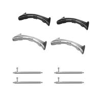 kwmobile Adattatore Cinturino Orologio Compatibile con Google Pixel Watch 3 41mm / Pixel Watch 2 / Pixel Watch 1 Smartwatch - Connettore Cinturino Metallo 20mm - Set da 4 Connettori Cinturini