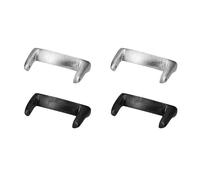 kwmobile Adattatore Cinturino Orologio Compatibile con Xiaomi Mi Band 10 / Mi Band 9/8 Smartwatch - Connettore Cinturino Metallo 14mm - Set da 4 Connettori Cinturini