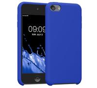 kwmobile Back-cover compatibile con Apple iPod Touch 6G / 7G (6a e 7a generazione) Back Cover Soft Case gommata in morbido silicone TPU - blu baltico