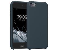 kwmobile Back-cover compatibile con Apple iPod Touch 6G / 7G (6a e 7a generazione) Back Cover Soft Case gommata in morbido silicone TPU - ardesia scuro
