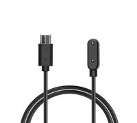 kwmobile Caricatore Compatibile con Huawei Band 10 / Band 9 8 7 6 / Watch Fit 2 / Watch Fit 3 / Honor Band 10 9 8 7 6 - Caricabatterie USB C Activity Tracker - Cavo Fitness Watch 100 cm Nero