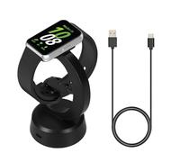 kwmobile Caricatore Compatibile con Samsung Galaxy Fit 3 Smartwatch - Cavo USB 100 cm e Stazione di Ricarica Smart Watch - nero