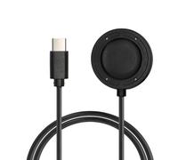 kwmobile Caricatore Compatibile con Suunto Run GPS - Caricabatterie USB C Activity Tracker - Cavo Fitness Watch 100 cm Nero