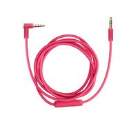 kwmobile Cavo Microfono Audio Compatibile con Beats Studio 3 / Solo 3 / Solo2 / Studio 2 / Studio 1 / Mixr Cuffie - Cavetto di Ricambio 150cm con Telecomando Jack 3.5mm rosa matt