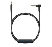 kwmobile Cavo Microfono Audio Compatibile con Bose QuietComfort 35 35II 25 QC25 QC35 II QC35 OE2 OE2i SoundTrue Cuffie - 150cm con Telecomando Jack 3.5mm nero