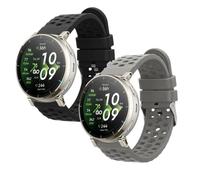 kwmobile Cinturini per Amazfit Active3 Premium, 2 cinturini di ricambio in silicone per smartwatch o fitness tracker