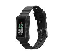 kwmobile Cinturino Compatibile con Fitbit Charge 6 / Charge 5 - Cinturini Silicone 14-22 cm - Band e Bumper Anti Urto