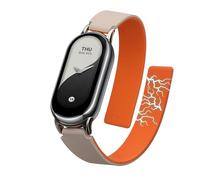 kwmobile Cinturino Compatibile con Xiaomi Mi Band 10 / Mi Band 9/8 - Cinturino per Orologio con Chiusura Magnetica - Regolabile in Silicone - Stile Minimalista