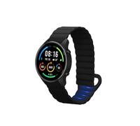 kwmobile Cinturino Compatibile con Xiaomi Mi Watch Color Sport / S1 Active - con Chiusura Magnetica in Silicone - Regolabile 14-22 cm - nero