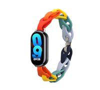 kwmobile Cinturino Orologio 14-22 cm Compatibile con Xiaomi Mi Band 10 / Mi Band 9/8 Cinturini - per Smartwatch Donna - in Silicone multicolore
