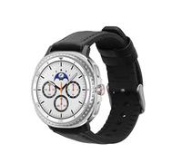 kwmobile Cinturino Pelle PU e Silicone Compatibile con Samsung Galaxy Watch 8 Galaxy/Galaxy Watch 8 Classic 46mm Cinturino - Cinturini di Ricambio per Smartwatch nero