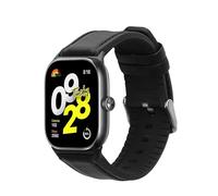 kwmobile Cinturino Pelle PU e Silicone Compatibile con Xiaomi Redmi Watch 5 & 4 / Smart Band 8 Pro/Smart Band 9 Pro Cinturino - Cinturini di Ricambio per Smartwatch nero