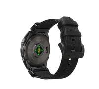 kwmobile Cinturino per Garmin 20mm Fenix 8 43mm / Fenix 7S / Fenix 6S / Epix Pro 42mm Cinturino Smartwatch - Cinghietta di Ricambio per Fitness Tracker - Montaggio Facile - nero