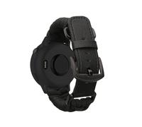 kwmobile Cinturino per Garmin Vivoactive 6 / Vivoactive 5 / Venu Sq/Amazfit GTS/Bip 3 Cinturino di Ricambio - Robusto per Smartwatch Fitness Tracker - Misura Regolabile - Design Intrecciato - nero