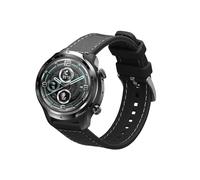 kwmobile Cinturino Ricambio Orologio Smartwatch Compatibile con Ticwatch Pro 3 / Pro 3 Lite / E3 Wristband - Cinturini Orologi Silicone e Nylon - nero