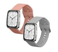 kwmobile Cinturino Silicone con Fibbia Compatibile con 20mm Amazfit Active 2/2 Square/Active Edge/Bip 3 / GTS 3 4 Cinturino - Cinturini 14-22 cm