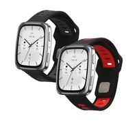 kwmobile Cinturino Silicone con Fibbia Compatibile con 20mm Amazfit Active 2/2 Square/Active Edge/Bip 3 / GTS 3 4 Cinturino - Cinturini 14-22 cm