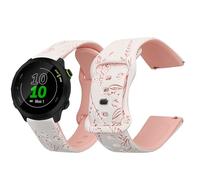kwmobile Cinturino Smartwatch Compatibile con Garmin Forerunner 55 - Cinturino di Ricambio per Fitness Tracker - in Silicone con Fibbia - Rilievo Petrolio