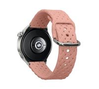 kwmobile Cinturino Smartwatch Intrecciato Compatibile con Huawei Watch GT 3 Pro (43mm) / Watch GT 3 (42mm) Bracciale - Cinturini Orologio - in Silicone - rosa antico