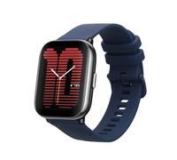 kwmobile Cinturino TPU Silicone con Fibbia Compatibile con Amazfit Active (A2211) Cinturini 14-22 cm blu scuro