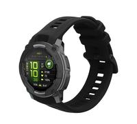 kwmobile Cinturino TPU Silicone con Fibbia Compatibile con Garmin Instinct 3 50mm Cinturino - Cinturini 14-22 cm nero