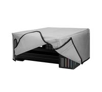 kwmobile Copertina Antipolvere Compatibile con Epson EcoTank ET-2850 / EcoTank ET-2856 / Home XP-5200 - Copri Stampante - Copertura Protettiva - Fodera in Grigio Chiaro