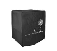 kwmobile Copertura Antipolvere Friggitrice ad Aria Compatibile con Ninja Air Fryer MAX (5,2L) Copripolvere - Custodia Protettiva Piccolo Forno - Amore