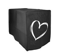 kwmobile Copertura Antipolvere Friggitrice ad Aria Compatibile con Ninja Double Stack XL (9,5L) Copripolvere - Custodia Protettiva Piccolo Forno - Cuore