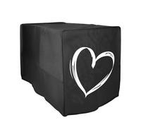 kwmobile Copertura Antipolvere Friggitrice ad Aria Compatibile con Ninja Foodi MAX Dual Zone (9,5L) Copripolvere - Custodia Protettiva Piccolo Forno - Cuore