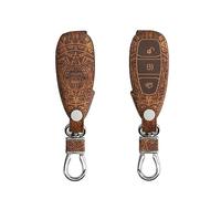 kwmobile Coprichiave Compatibile con Ford con 3 tasti Keyless Go - Cover Chiave - Guscio Protettivo Copri Telecomando Auto Similpelle - Ornamento Tribale