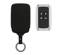 kwmobile Cover Chiave Auto Compatibile con Renault con 4 tasti Smart Key (solo Keyless Go) - Custodia Protettiva Copri Chiavi - Coprichiave Macchina in Pelle PU - nero matt