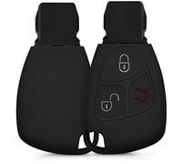 kwmobile Cover Chiavi Auto Compatibile con Mercedes Benz con 2-3 tasti - Custodia Protettiva Chiave Auto Copri Telecomando Gomma - Portachiave Macchina Silicone