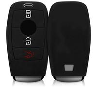 kwmobile Cover Chiavi Auto Compatibile con Mercedes Benz Smart-Key (solo Keyless) - Custodia Protettiva Chiave Auto Copri Telecomando Gomma - Portachiave Macchina Silicone