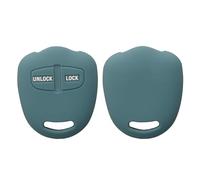 kwmobile Cover Chiavi Auto Compatibile con Mitsubishi con 2 tasti - Custodia Protettiva Chiave Auto Copri Telecomando Gomma - Portachiave Macchina Silicone