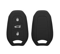 kwmobile Cover Chiavi Auto Compatibile con Peugeot Citroen con 3 tasti Smartkey (Keyless Go) - Custodia Protettiva Chiave Auto Copri Telecomando Gomma - Portachiave Macchina Silicone