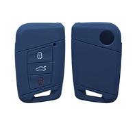 kwmobile Cover Chiavi Auto Compatibile con VW con 3 tasti (solo Keyless Go) - Custodia Protettiva Chiave Auto Copri Telecomando Gomma - Portachiave Macchina Silicone