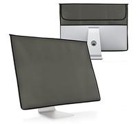 kwmobile Cover Compatibile con 20-22" Monitor - Fodero per Monitor - Copertura Antipolvere Schermo PC con 2 Tasche Extra - Grigio Scuro