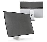 kwmobile Cover Compatibile con 24-26" Monitor - Fodero per Monitor - Copertura Antipolvere Schermo PC con 2 Tasche Extra - Grigio Scuro